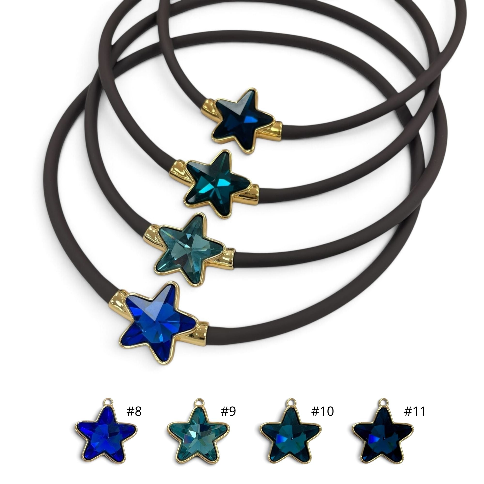 Rubber Star Necklace