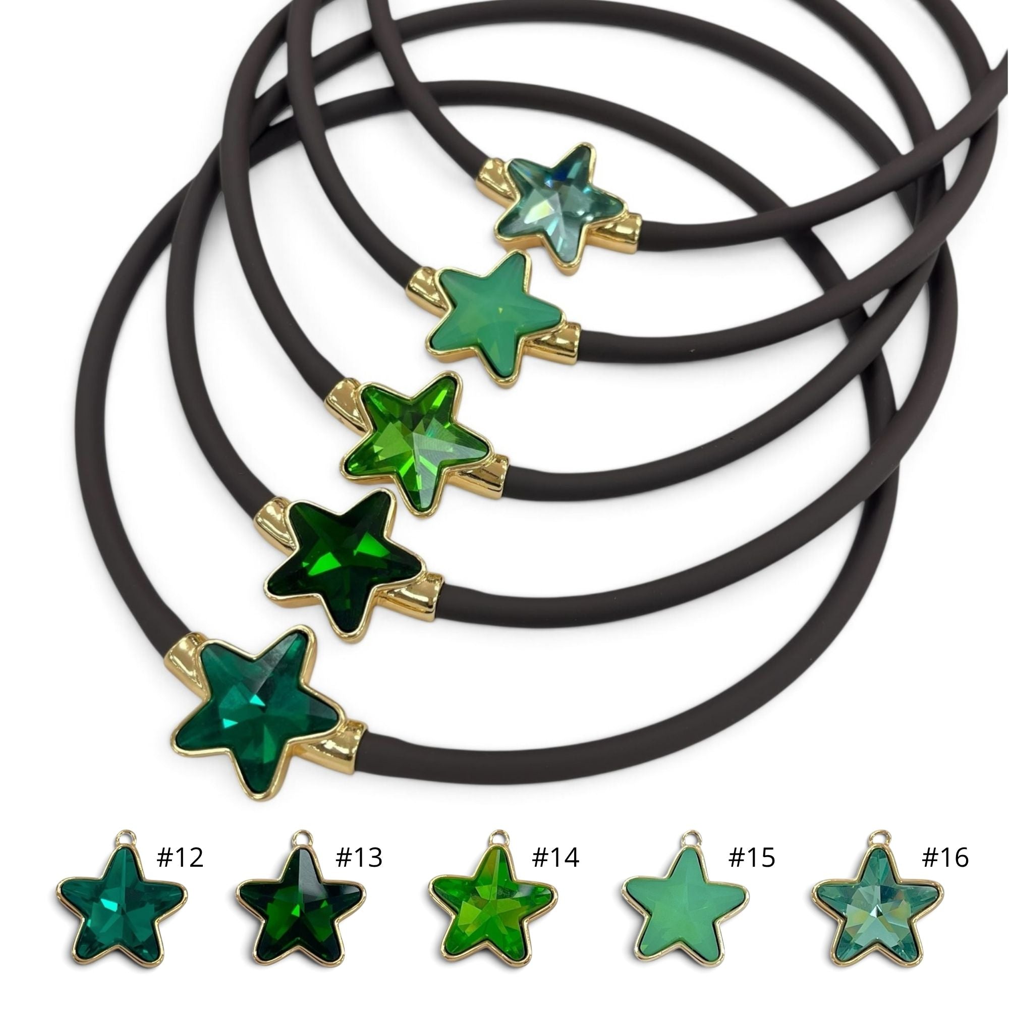 Rubber Star Necklace