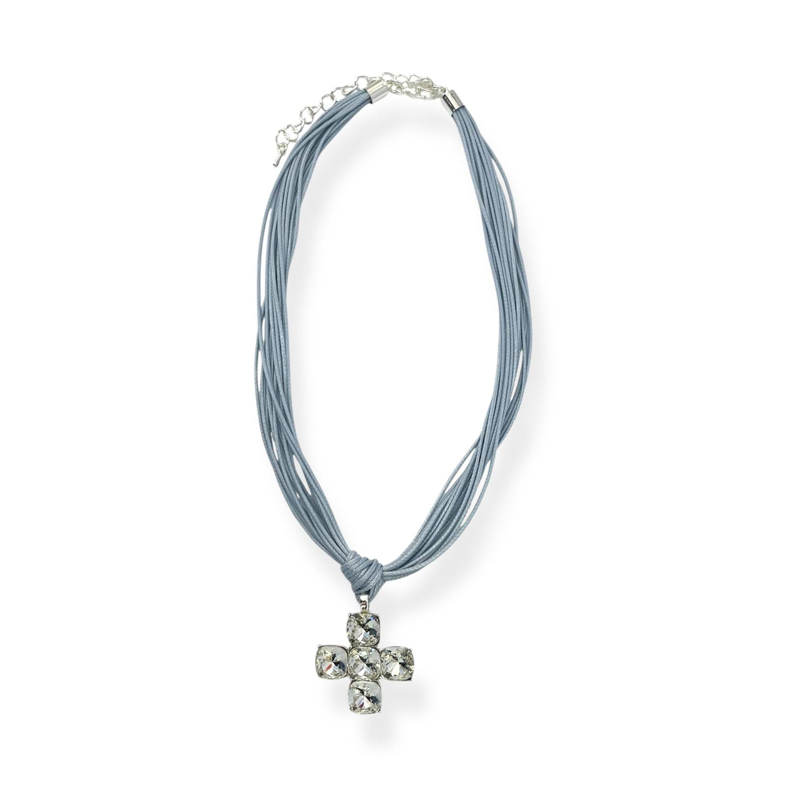 CO22139 Collar Cruz Coleción Divina