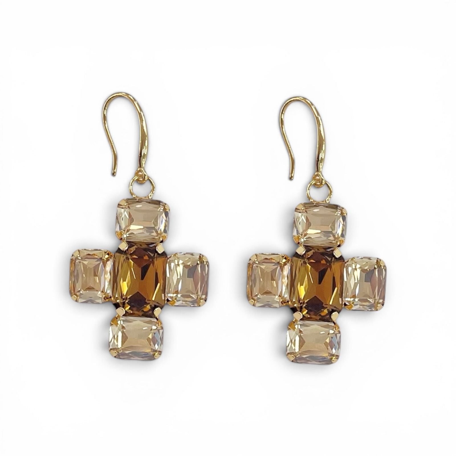 Cross Earrings Model 9