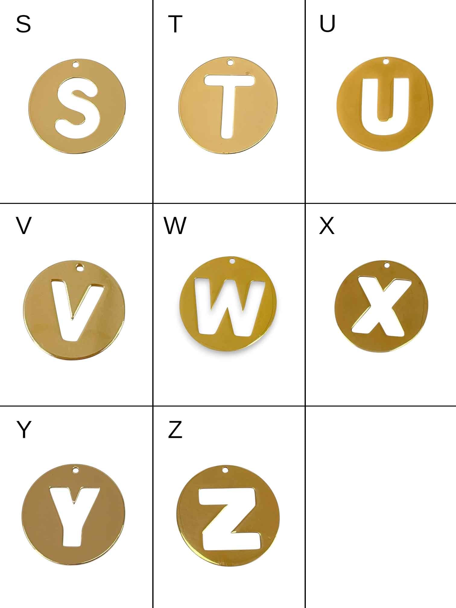 Collar Inicial #1  con Max Candena y borde Cristal