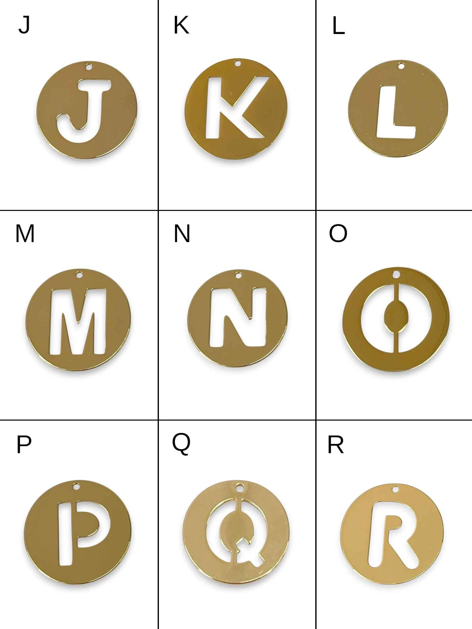 Collar Inicial #1  con Max Candena y borde Cristal